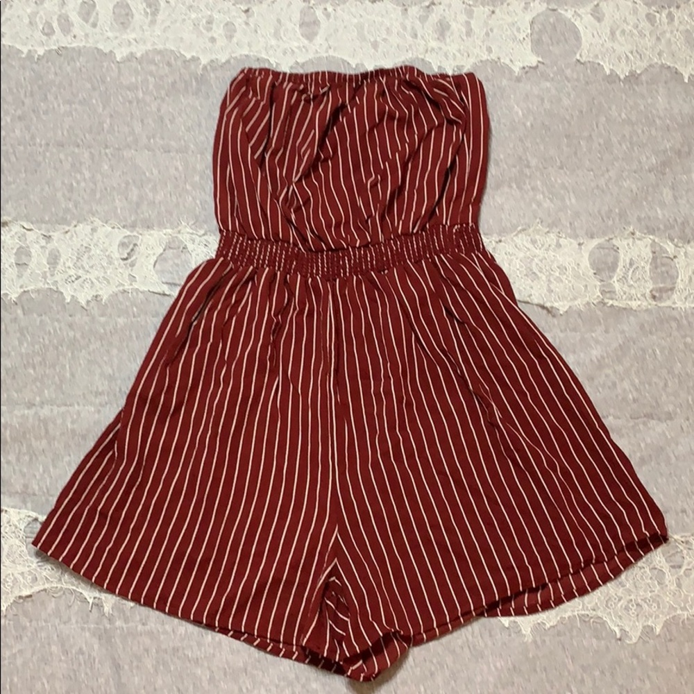 Strapless Romper